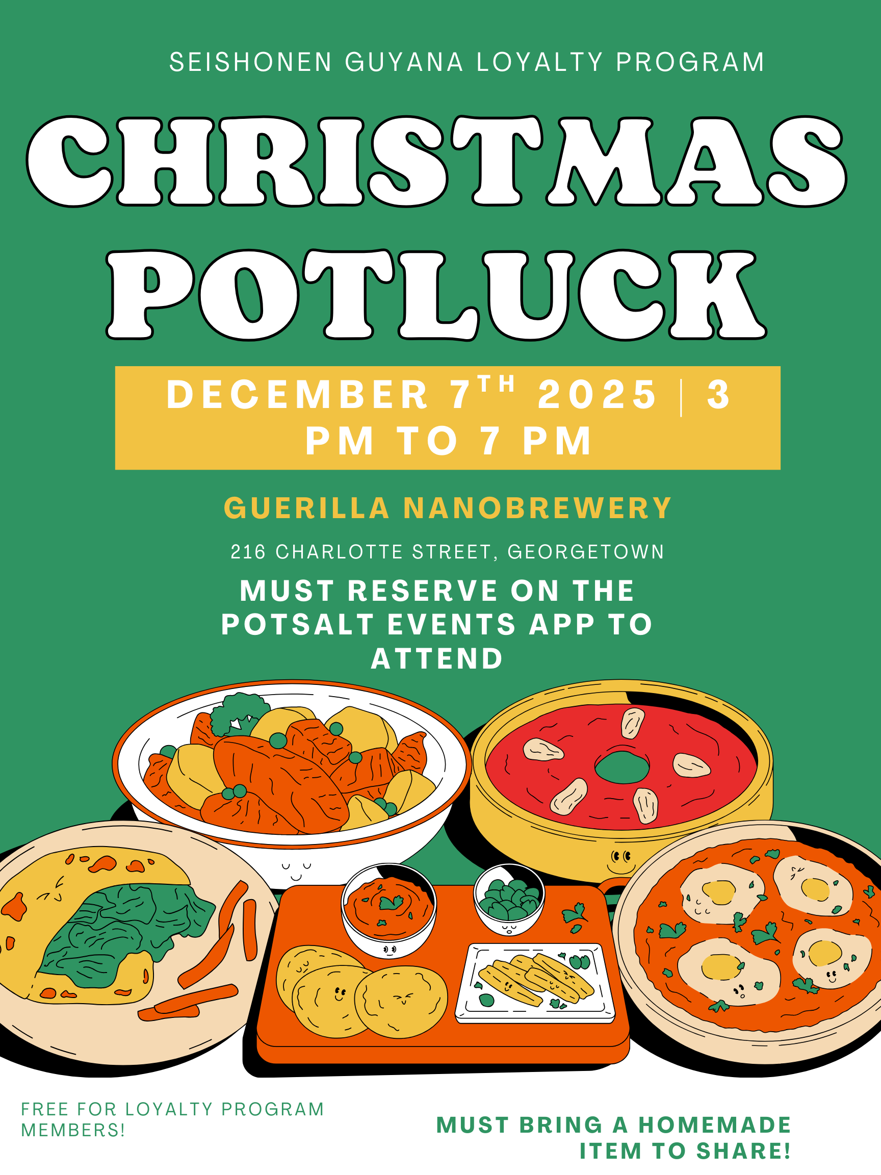 Sei Socials' Christmas Potluck 2025