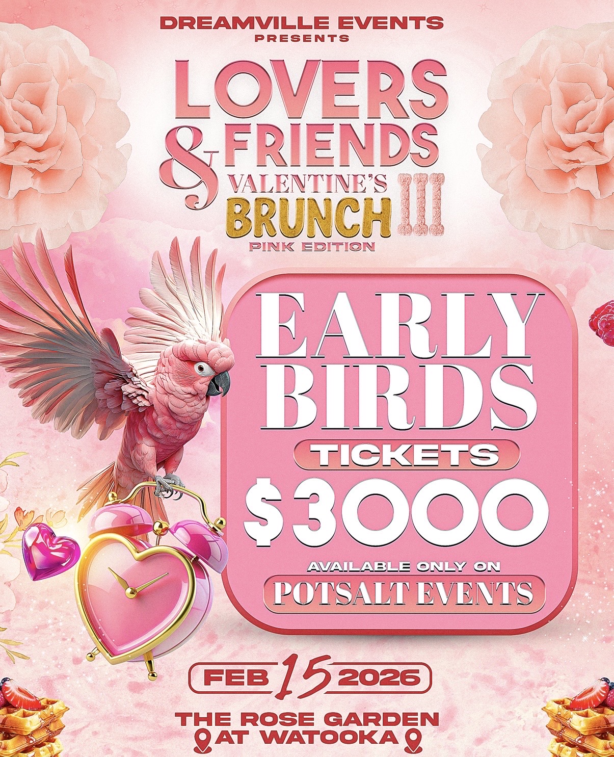 Lovers & Friends Valentine's Brunch: Pink Edition
