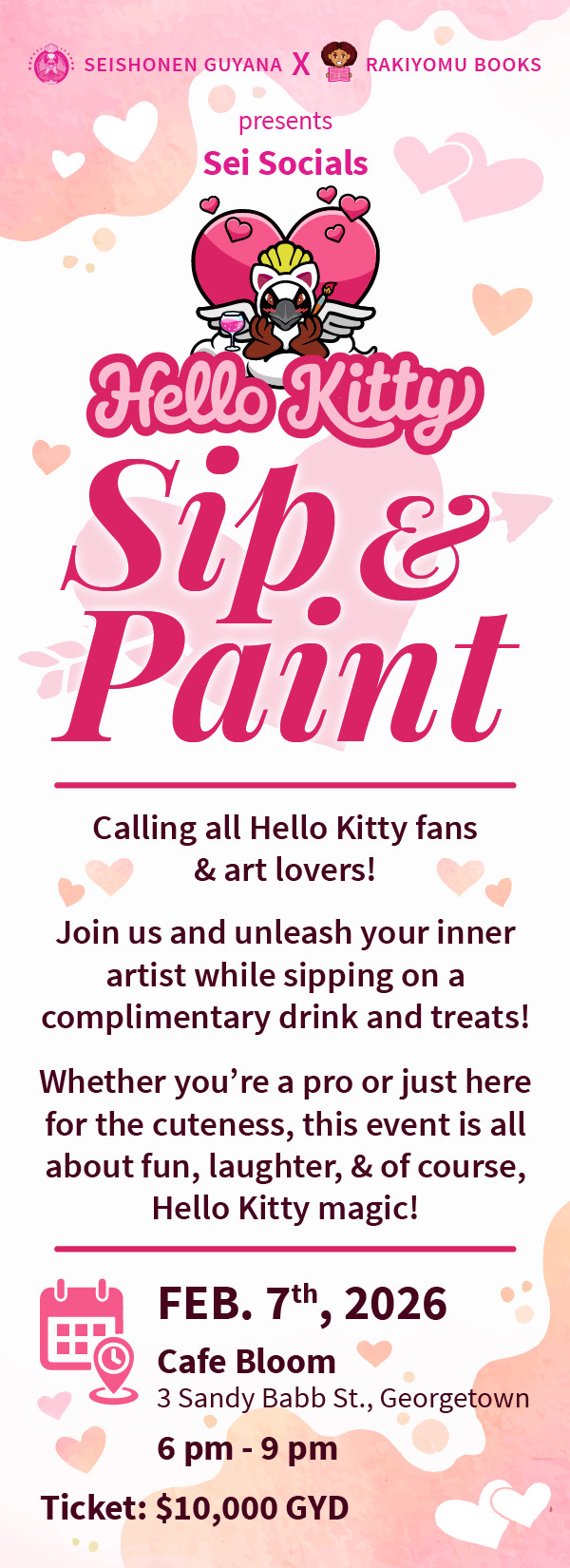 Hello Kitty Sip & Paint