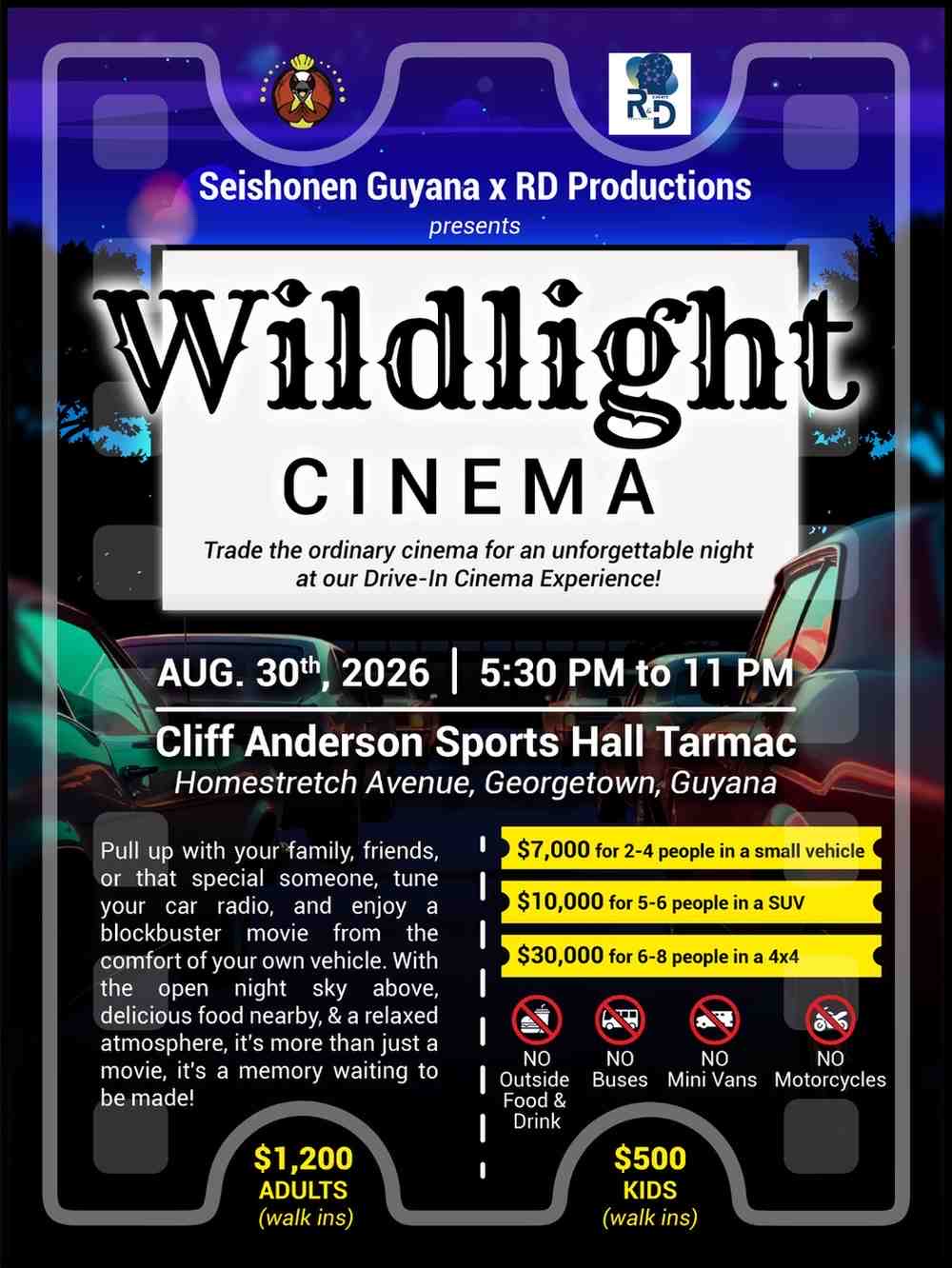 WildLight Cinema - August 2026 Showings